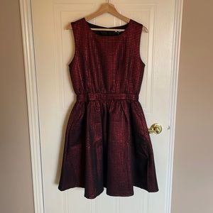 Cutie / ModCloth shimmer red dress